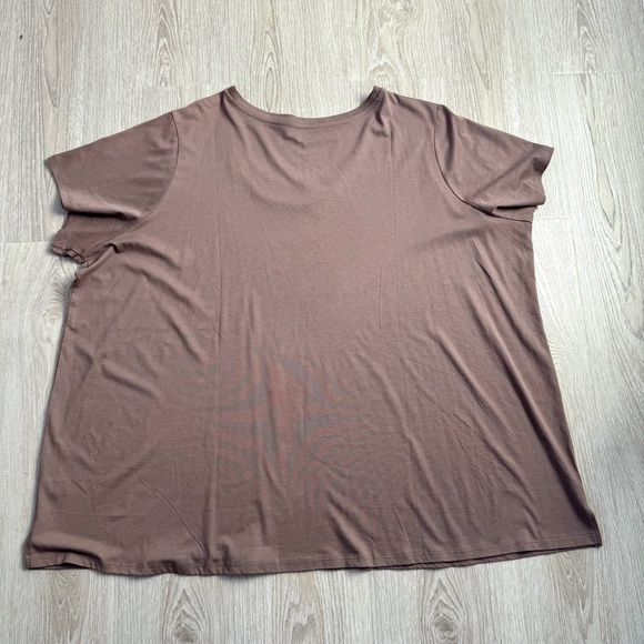 Logo Principles Lori Goldstein The Tee T Shirt 4X Short Sleeve Cotton Normcore - Picture 2 of 8